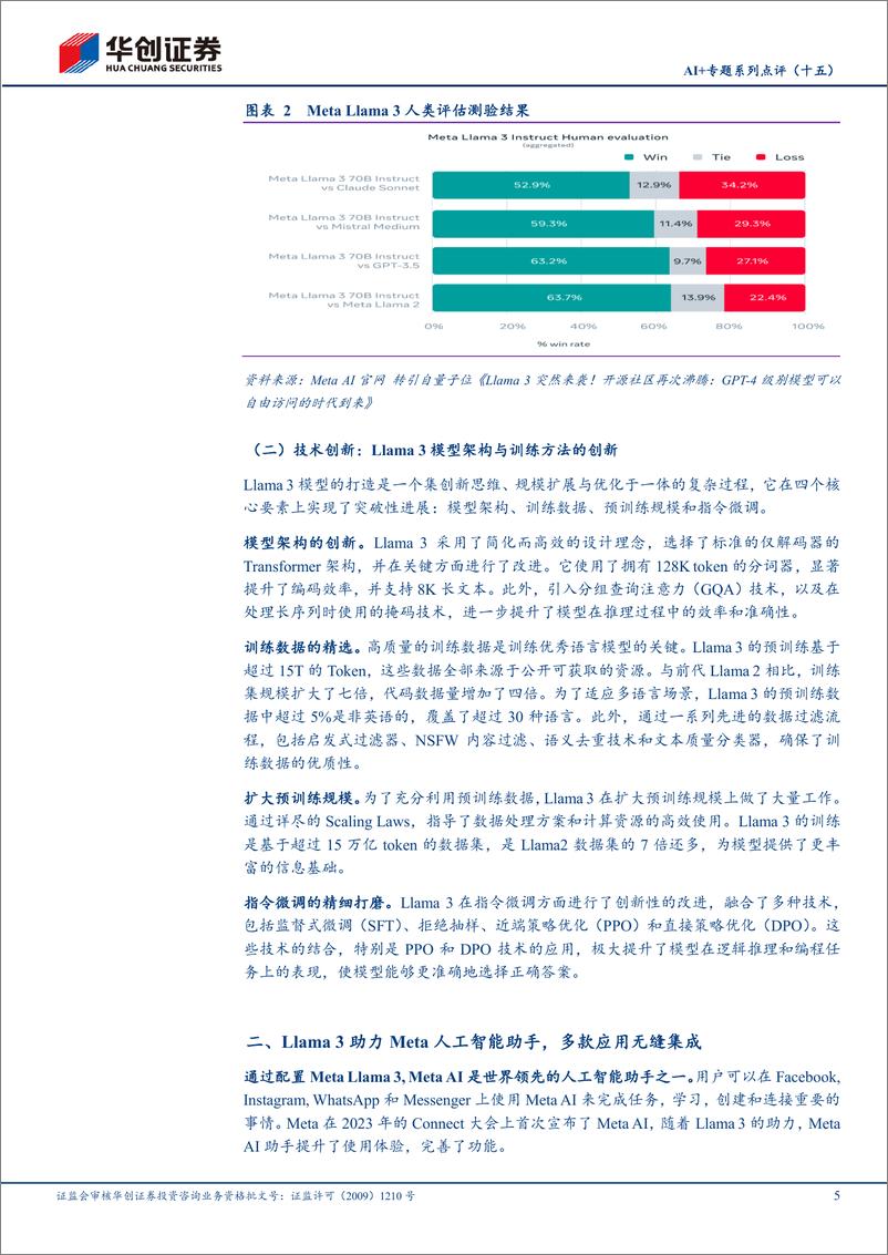 《2024年05月17日更新-Llama3开源大模型引领高效信息交互新纪元》 - 第5页预览图