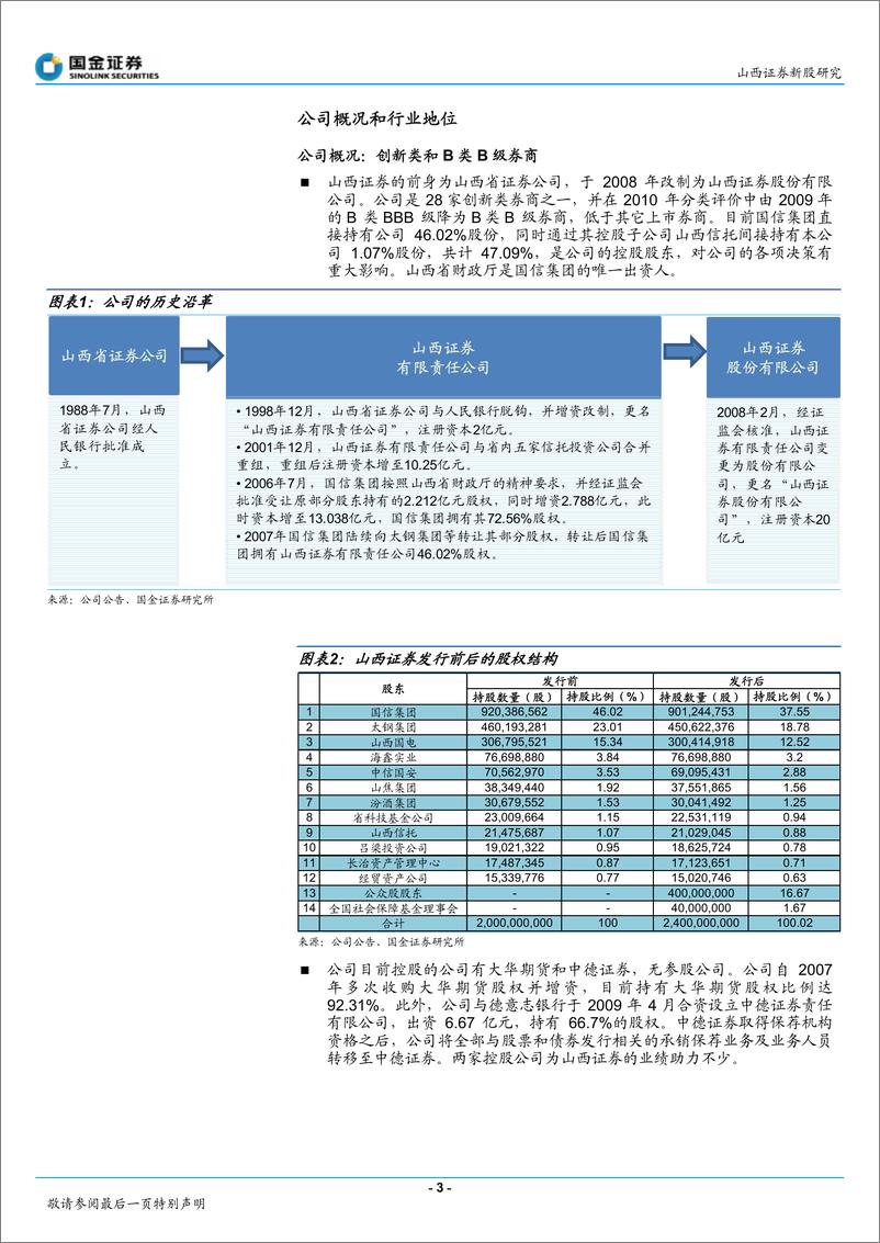 《山西证券（国金证券）-深度报告-业绩高弹性的区域型券商-101027》 - 第3页预览图