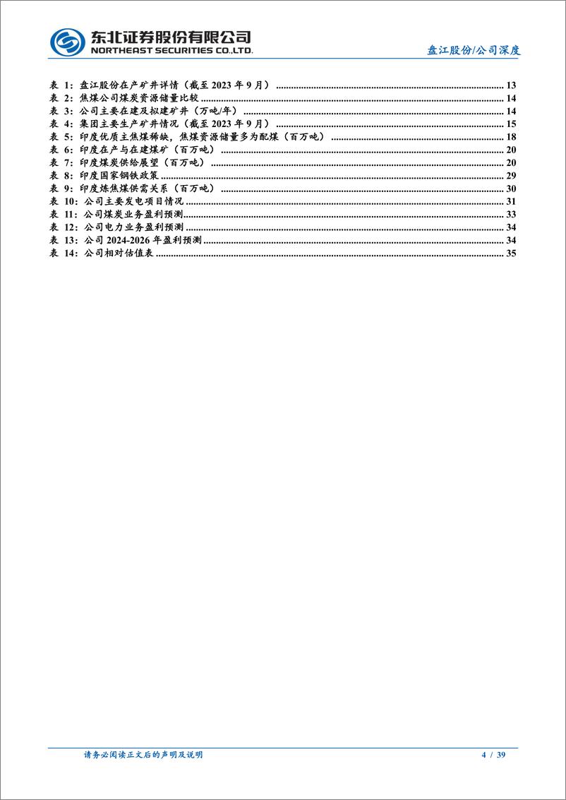 《盘江股份(600395)西南焦煤龙头，煤电新能源一体化发展-240515-东北证券-39页》 - 第4页预览图