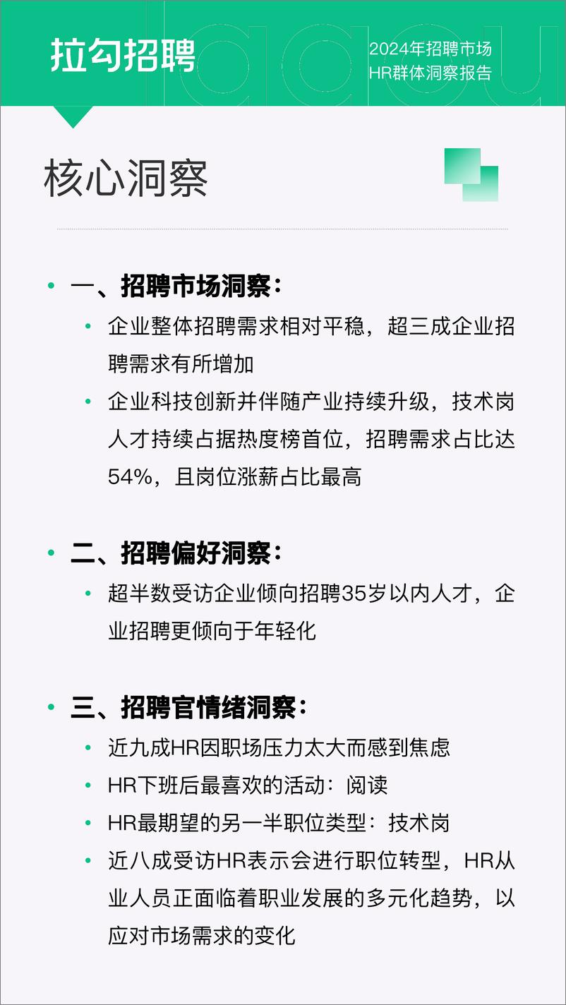 《2024年招聘市场HR群体洞察报告-14页》 - 第3页预览图