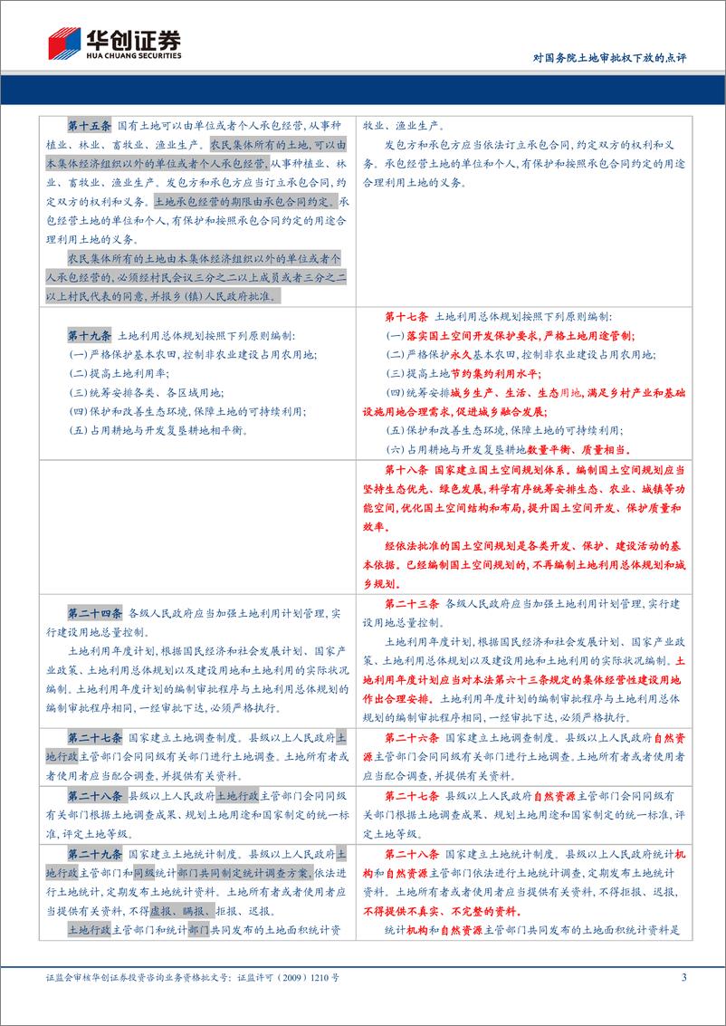 《房地产行业对国务院土地审批权下放的点评：农用地转性审批权下放，优势地区获更大发展空间-20200312-华创证券-21页》 - 第4页预览图