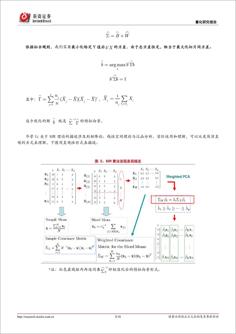 《浙商证2018103浙商证券一种“倒向切片回归”方法：降维、预测与组合构建》 - 第8页预览图