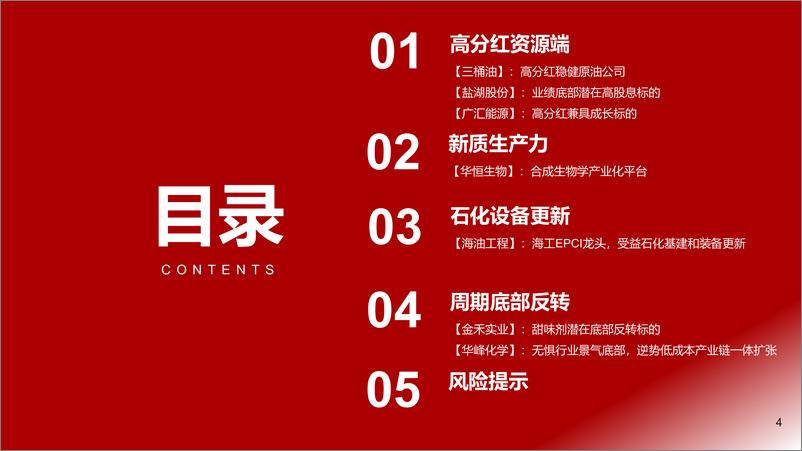 《2024年中期石化能源行业投资策略：关注资源端、新质生产力、石化设备更新及周期底部反转标的-240713-浙商证券-25页》 - 第4页预览图