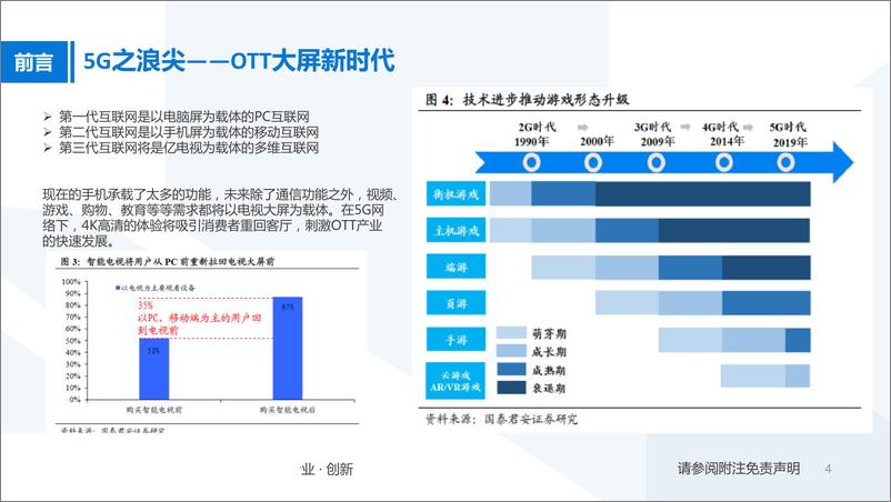 《5G趋势之OTT行业专题报告：电视的未来，OTT的新时代-20190829-国泰君安-33页》 - 第5页预览图