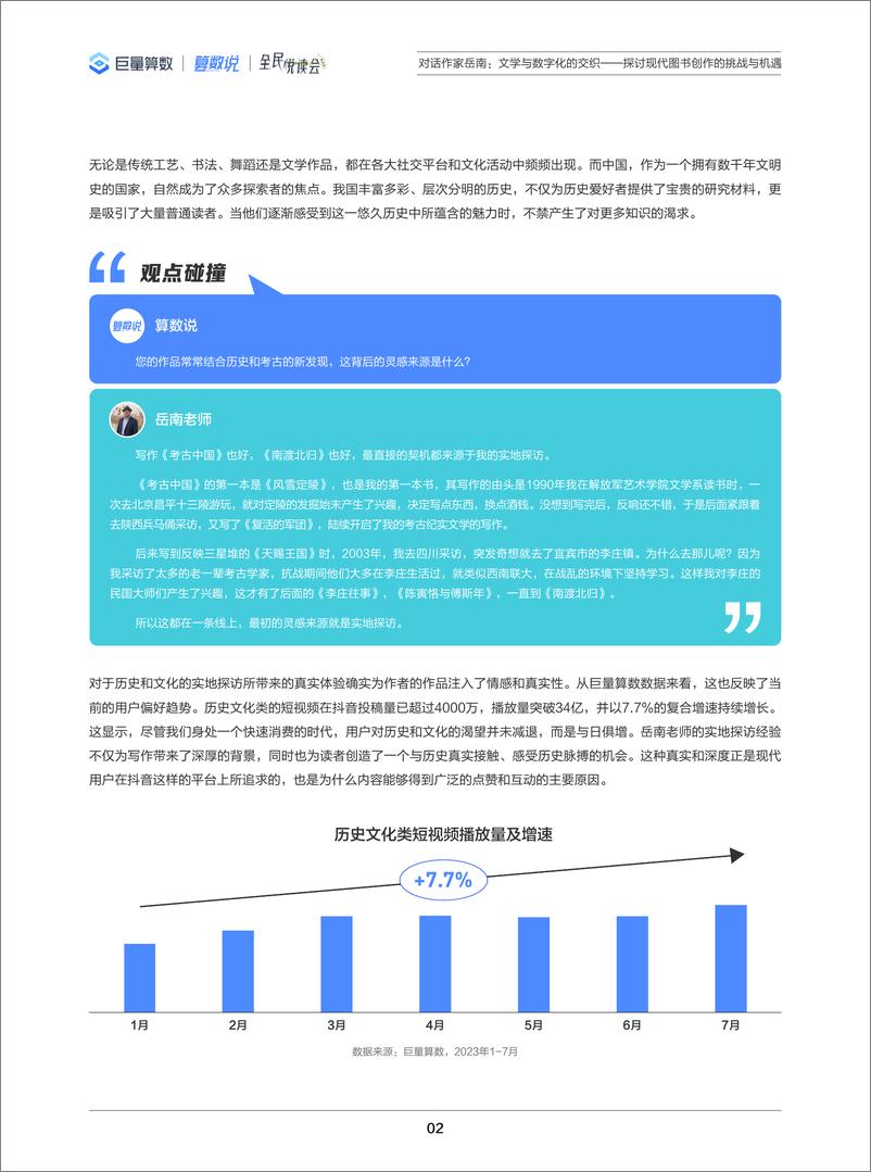 《对话作家岳南：文学与数字化的交织——探讨现代图书创作的挑战与机遇-16页》 - 第4页预览图