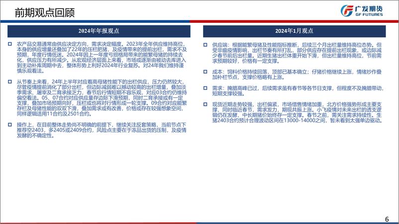 《生猪月报：情绪支撑2月盘面上行，短期供应压力仍需消化-20240303-广发期货-32页》 - 第6页预览图