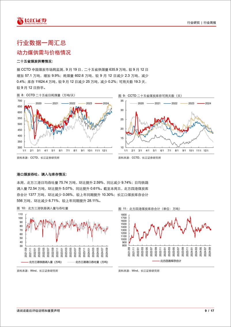 《煤炭与消费用燃料行业：降息对煤炭有何影响？-240922-长江证券-17页》 - 第8页预览图