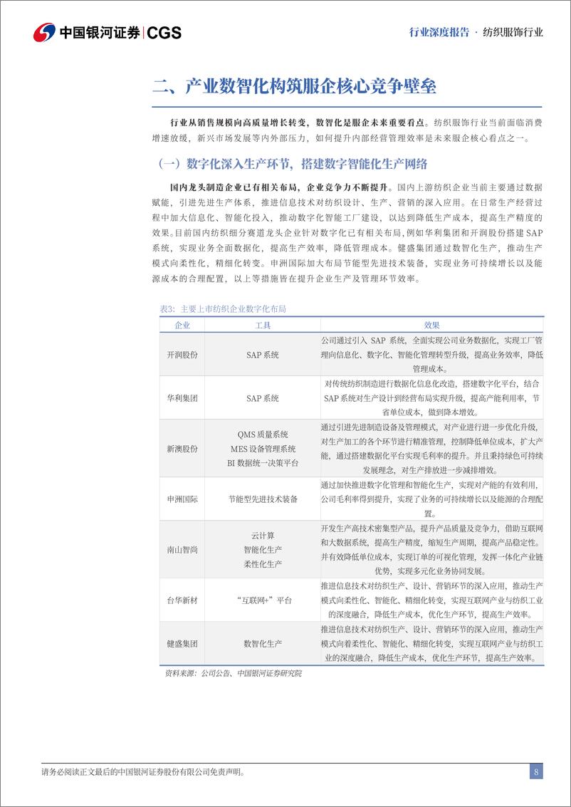 《纺织服饰行业2024中期策略报告：基本面稳中向好，优选细分赛道龙头-240625-银河证券-33页》 - 第8页预览图