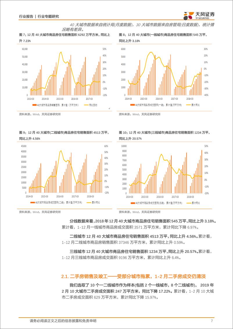 《轻工制造行业家居数据报告201903期：一线和三线城市新房成交增长，精装修增速放缓-20190315-天风证券-14页》 - 第8页预览图