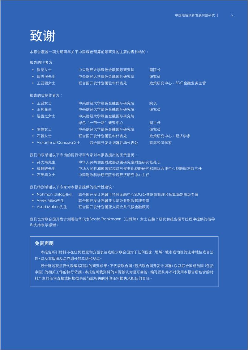 《中国绿色预算发展前景研究-中央财经大学&UNDP-2024.5-42页》 - 第5页预览图