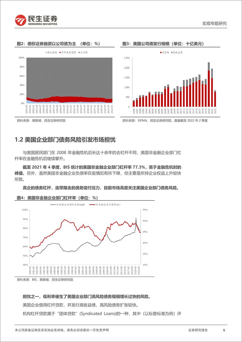 《宏观专题研究：美国企业债务风险评估-20220727-民生证券-16页》 - 第6页预览图