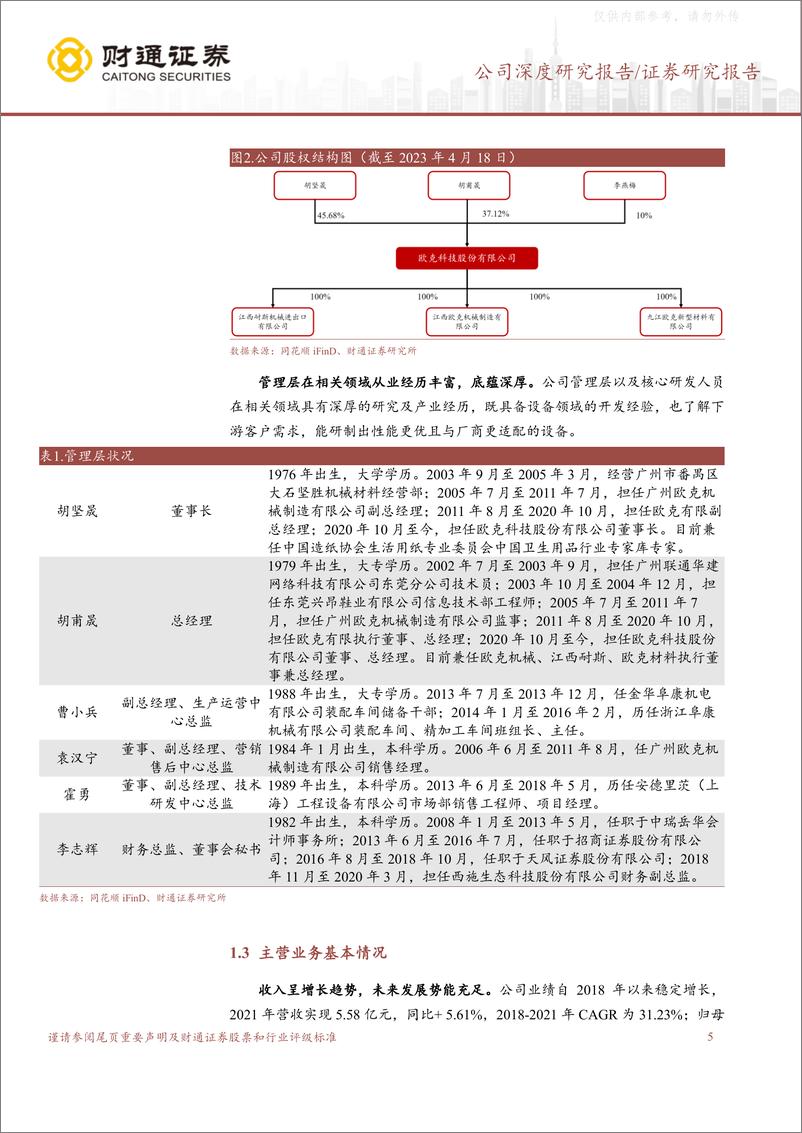 《财通证券-欧克科技(001223)进军锂电隔膜设备，国产化加速-230418》 - 第5页预览图