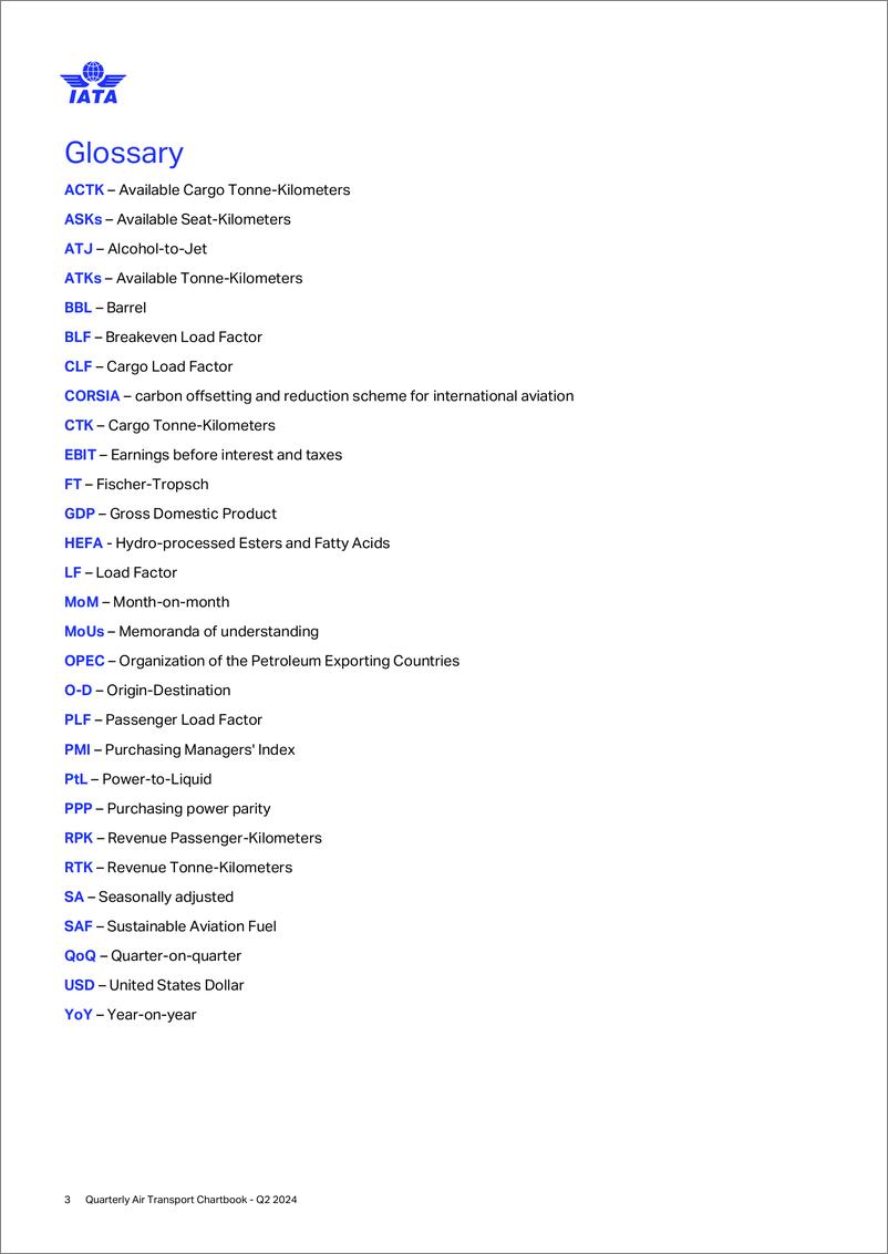《2024年第二季度航空运输报告》 - 第3页预览图