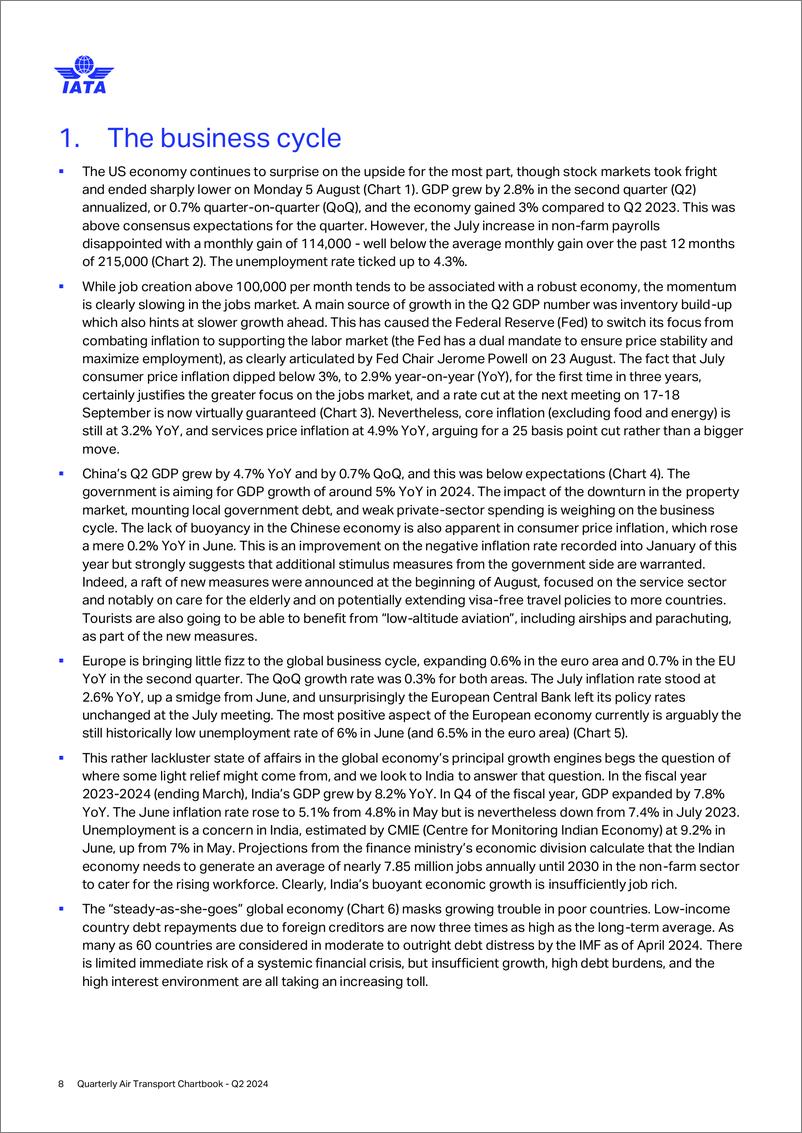 《2024年第二季度航空运输报告》 - 第8页预览图
