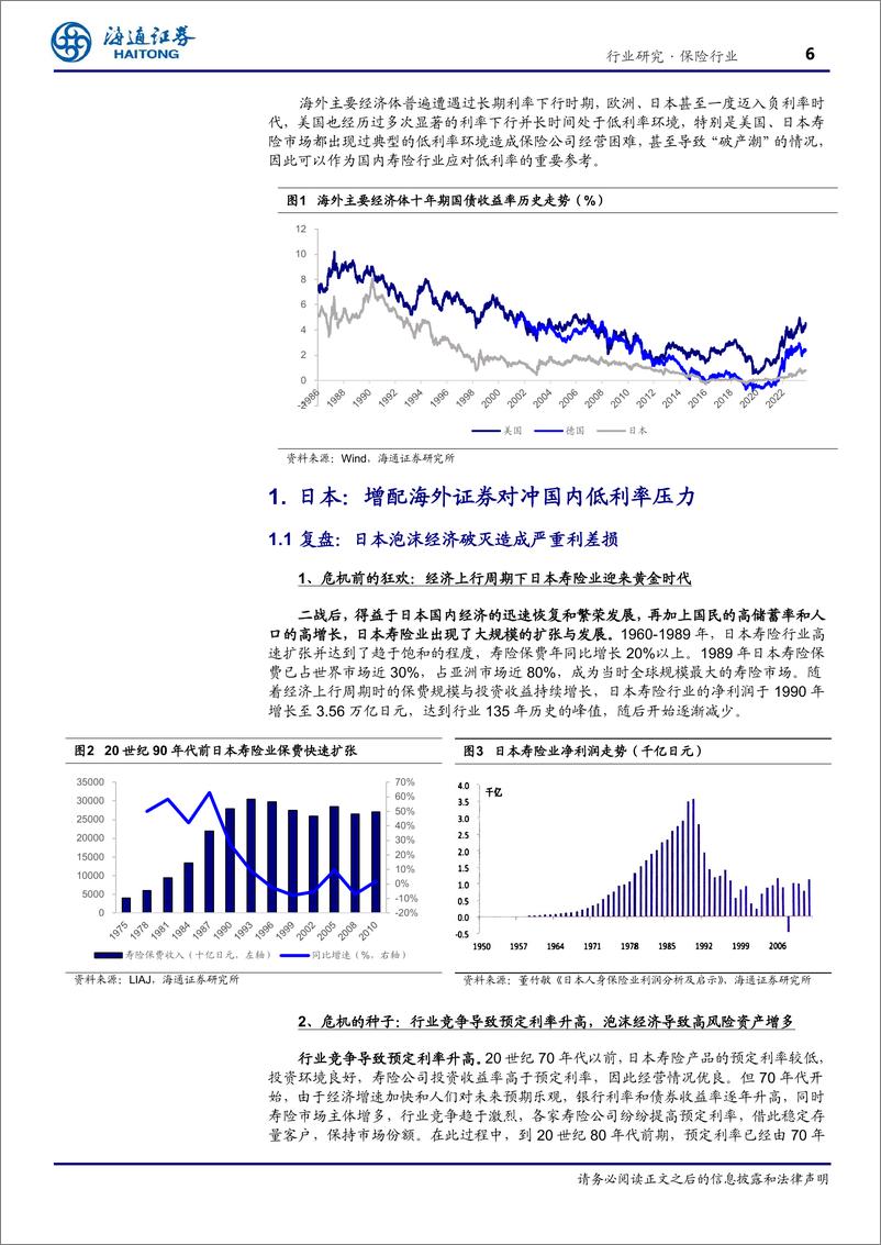 《保险行业低利率系列报告之二：寿险公司应对低利率挑战的海外经验-240626-海通证券-20页》 - 第6页预览图