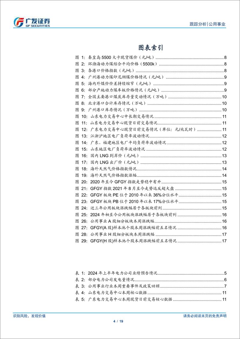 《公用事业行业深度跟踪：社保参与核电定增，火电有望柳暗花明-240714-广发证券-19页》 - 第4页预览图