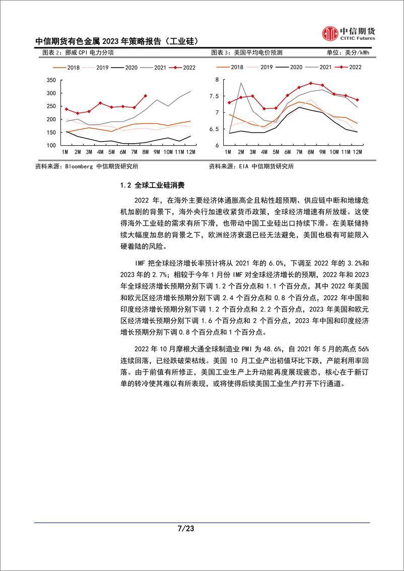 《有色金属2023年策略报告（工业硅）；供需皆有支撑，工业硅宽幅震荡-20221125-中信期货-23页》 - 第8页预览图