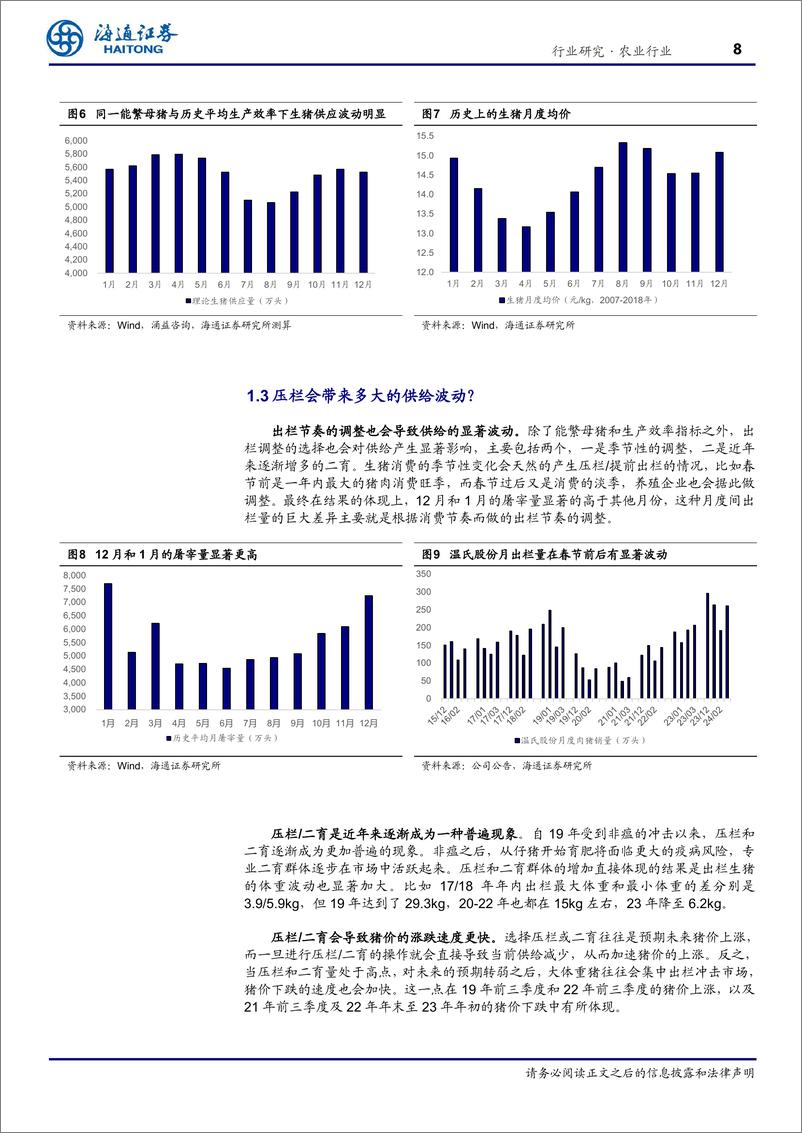 《农业行业专题报告：从历史到现在，该如何理解和预判猪周期？-240604-海通证券-28页》 - 第8页预览图