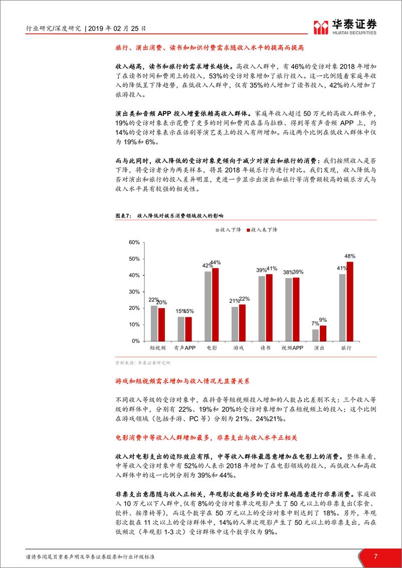 《传媒行业2019年回乡见闻报告：娱乐需求旺盛，行业未来大有可为-20190225-华泰证券-25页》 - 第8页预览图