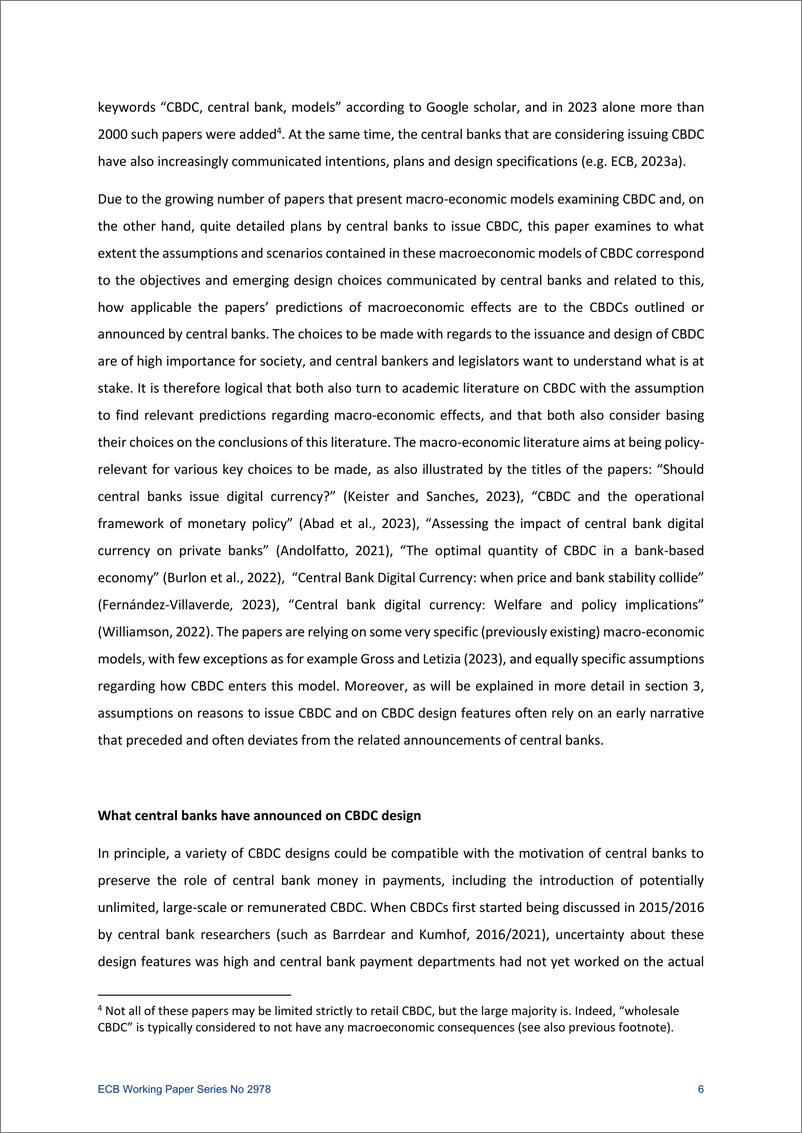 《欧洲央行-CBDC宏观经济建模：批判性回顾（英）-2024-47页》 - 第7页预览图