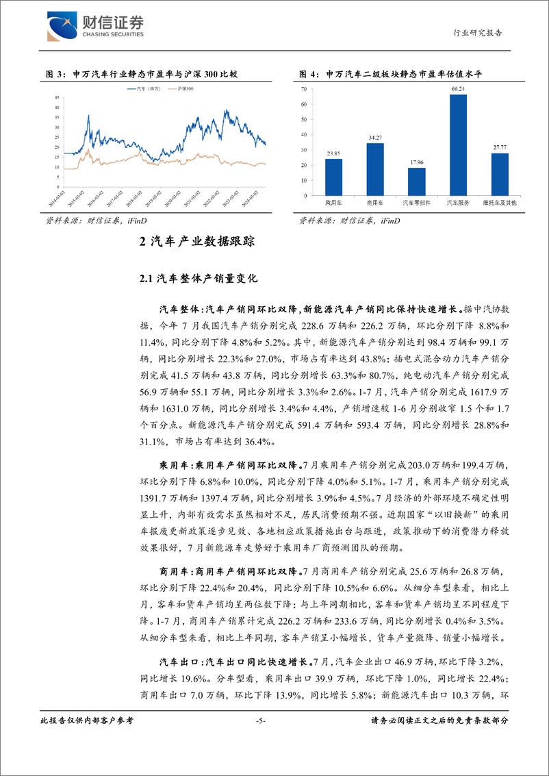 《汽车行业月度点评：7月车市整体略显平淡，汽车以旧换新补贴再加码-240813-财信证券-11页》 - 第5页预览图