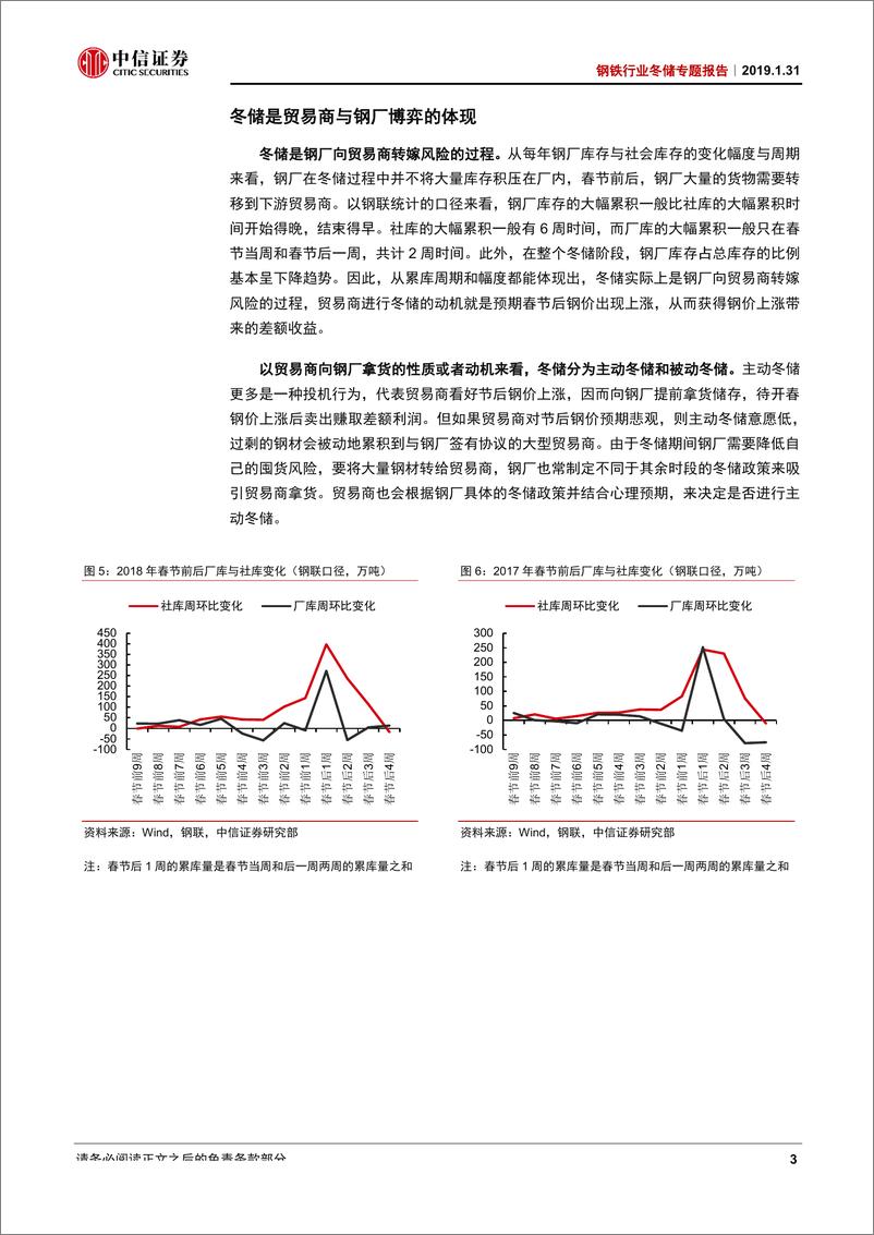 《钢铁行业冬储专题报告：冬储库存中枢下移，料节后钢价偏强运行-20190131-中信证券-19页》 - 第7页预览图