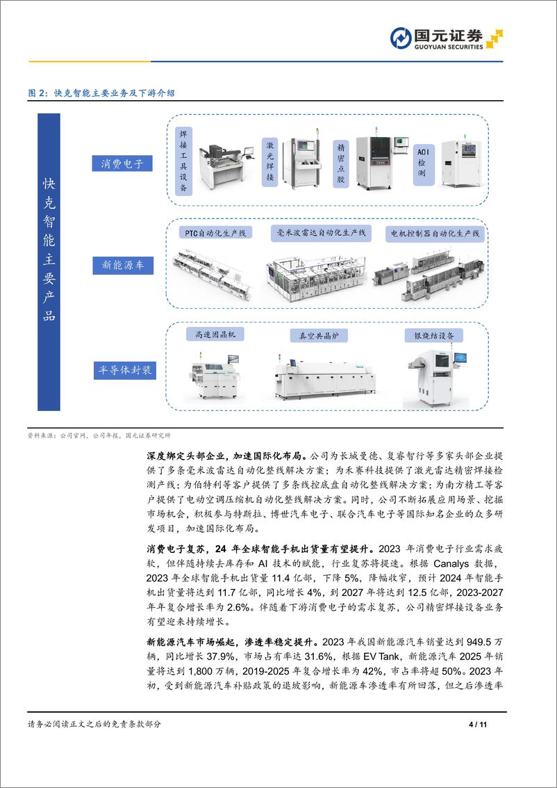 《快克智能(603203)公司首次覆盖报告：深耕精密焊接，积极布局半导体及新能源-241215-国元证券-11页》 - 第4页预览图