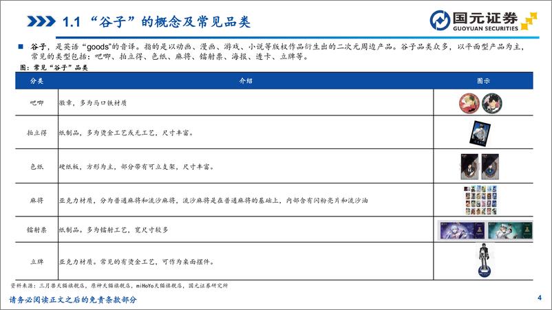 《传媒商社行业IP衍生品行业研究之谷子经济：IP供给与精神消费共振，谷子经济崛起-241205-国元证券-32页》 - 第4页预览图