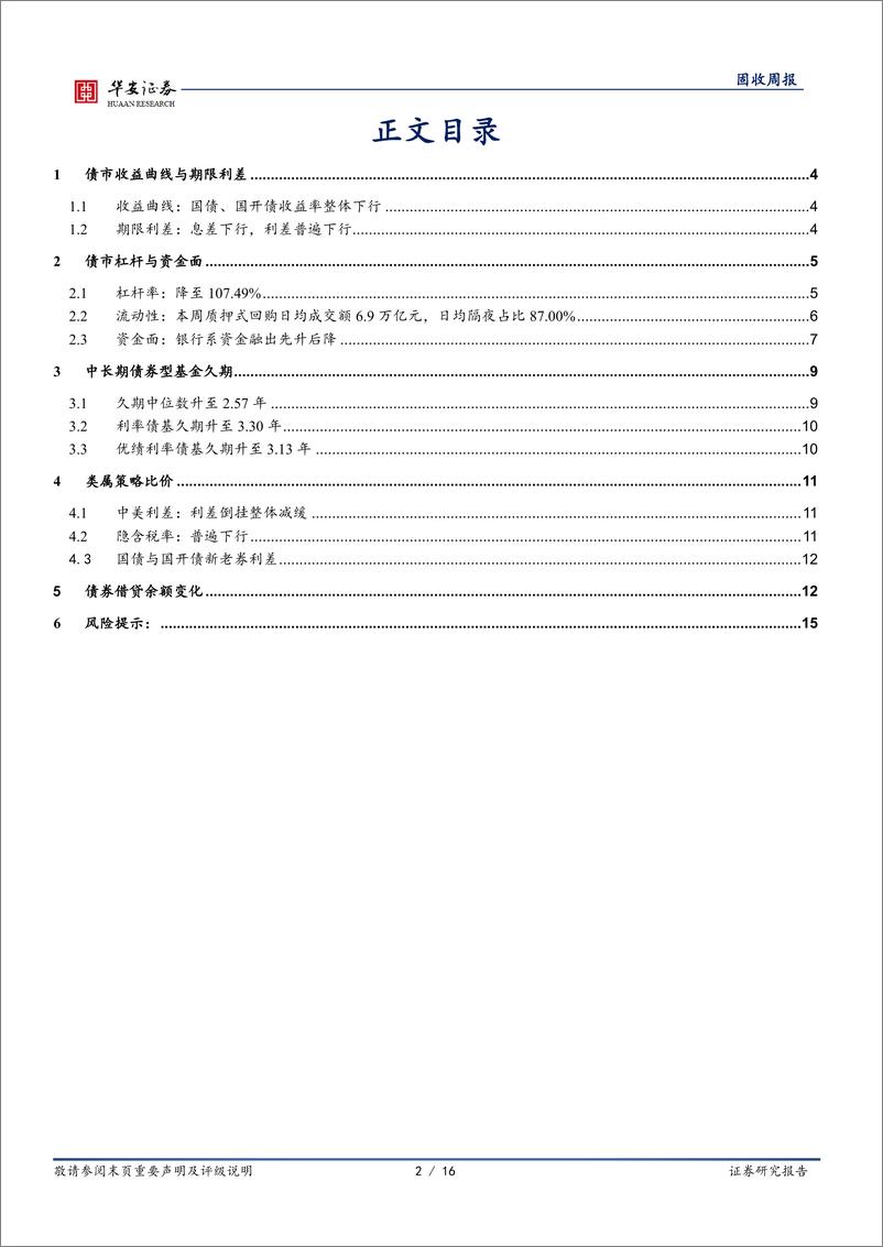 《债市技术面(6月)：利率又至“心理底部”-240615-华安证券-16页》 - 第2页预览图