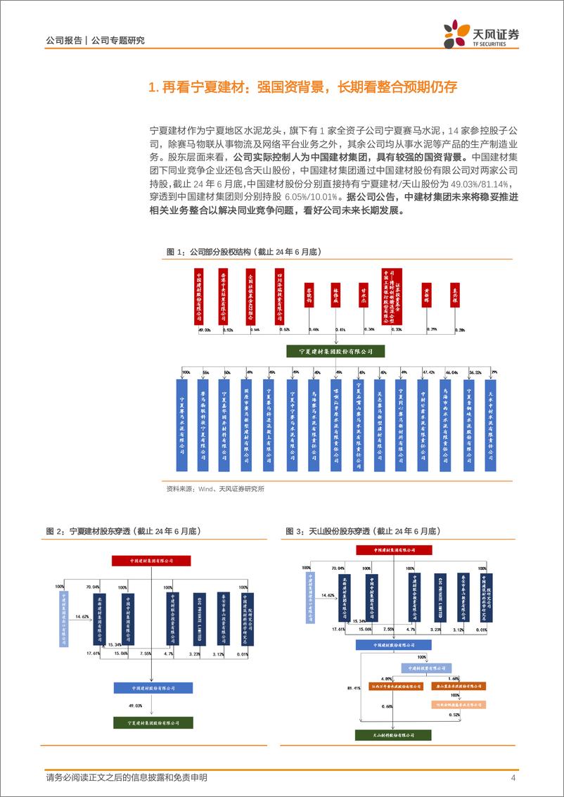 《宁夏建材(600449)强国资背景护航发展，数字物流业务成长可期-240908-天风证券-19页》 - 第4页预览图