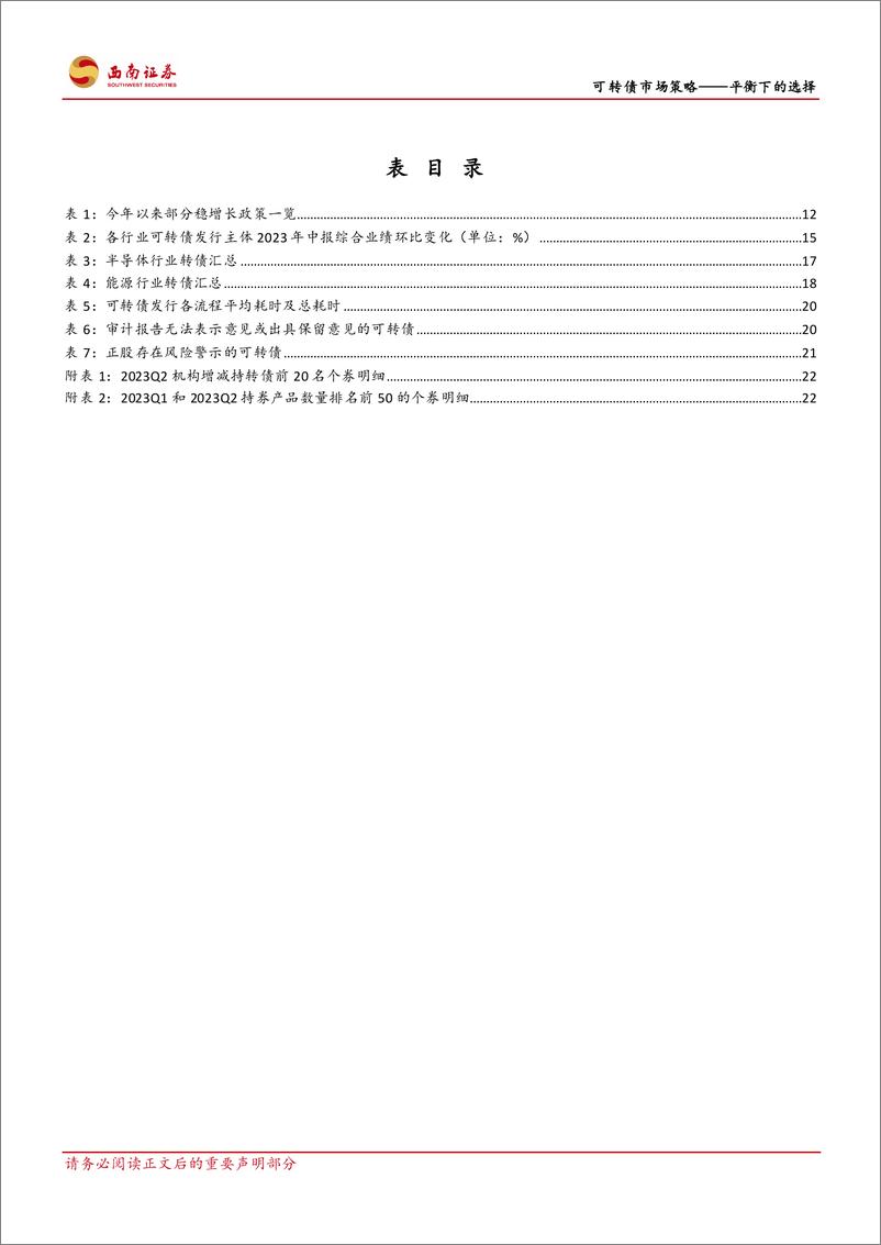 《可转债市场策略：平衡下的选择-20230907-西南证券-30页》 - 第5页预览图