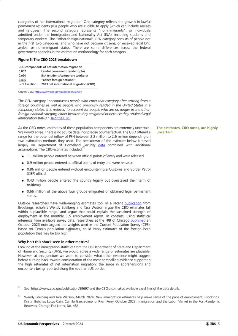 《UBS Economics-US Economic PerspectivesUS population growt Pingle-107091428》 - 第5页预览图