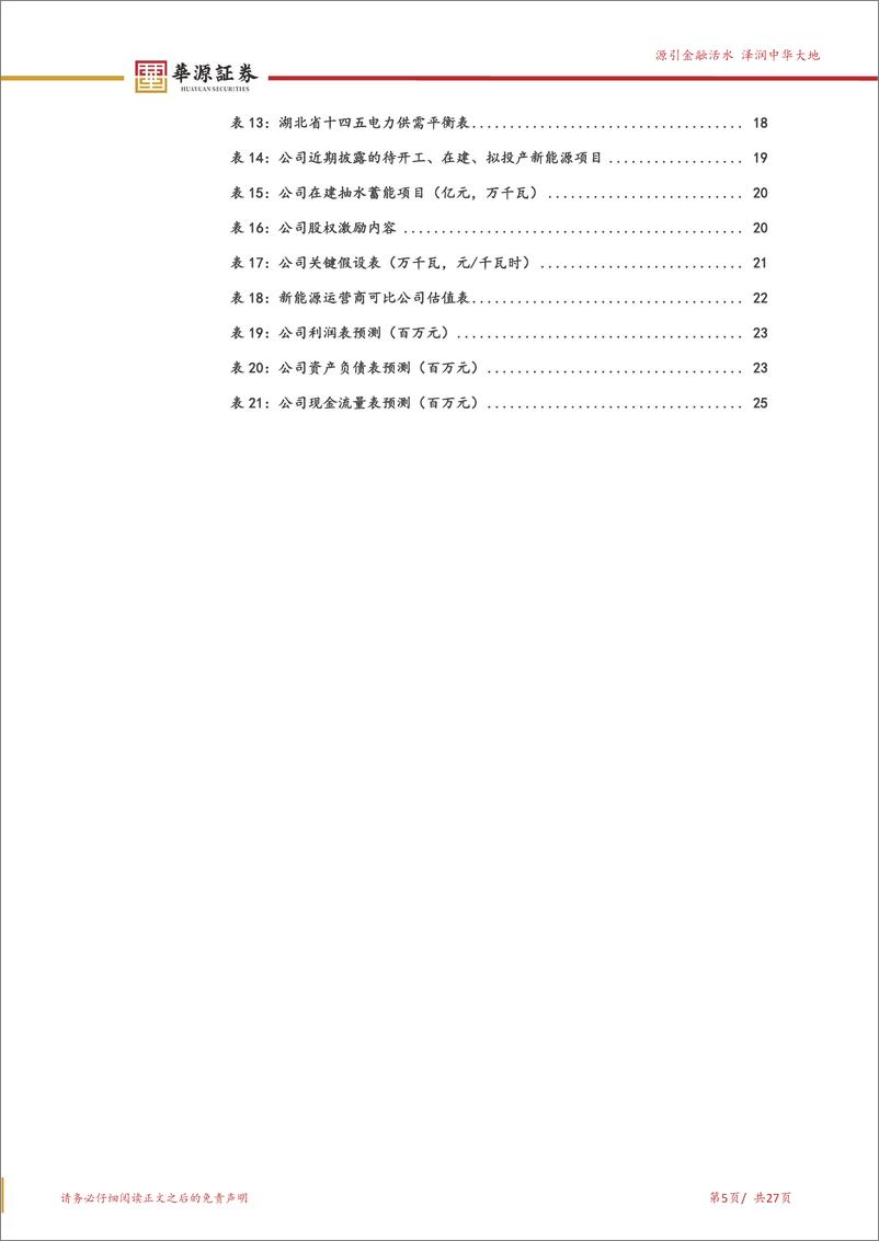 《湖北能源-000883.SZ-水火共振业绩大幅向好 央企改革估值有望提振-20240327-华源证券-27页》 - 第5页预览图