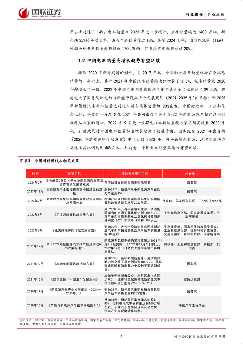 《石油石化行业周报：车辆电动化或加速路上交通用油需求达峰-国联证券》 - 第4页预览图