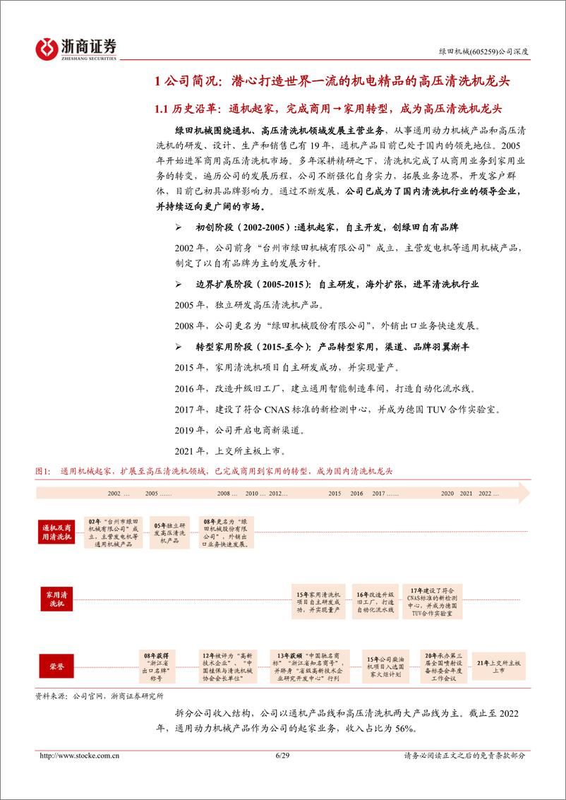 《浙商证券-绿田机械-605259-绿田机械深度报告_高压清洗机隐形龙头_扬帆起航正当时》 - 第6页预览图