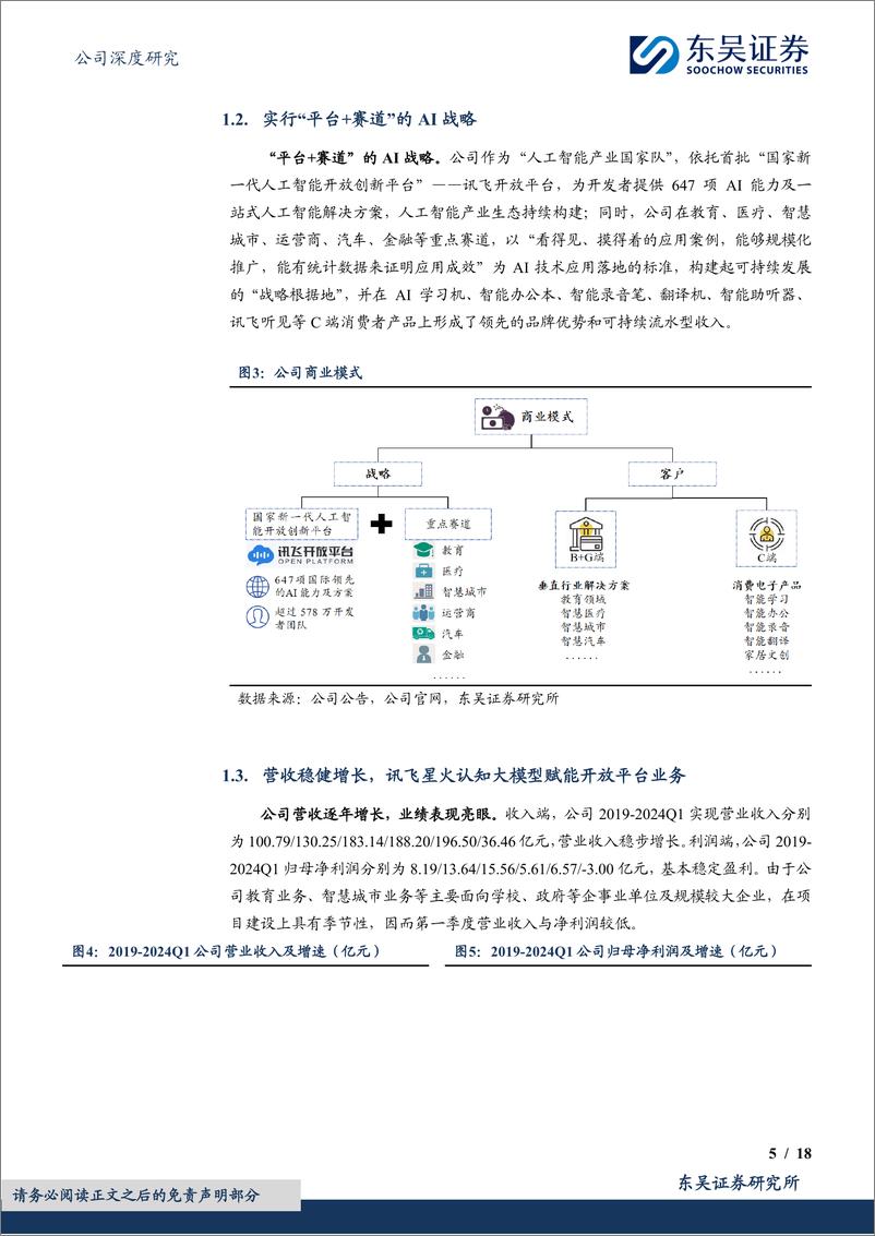 《东吴证券-科大讯飞-002230-人工智能“国家队”，“1＋N”实现模型赋能》 - 第5页预览图