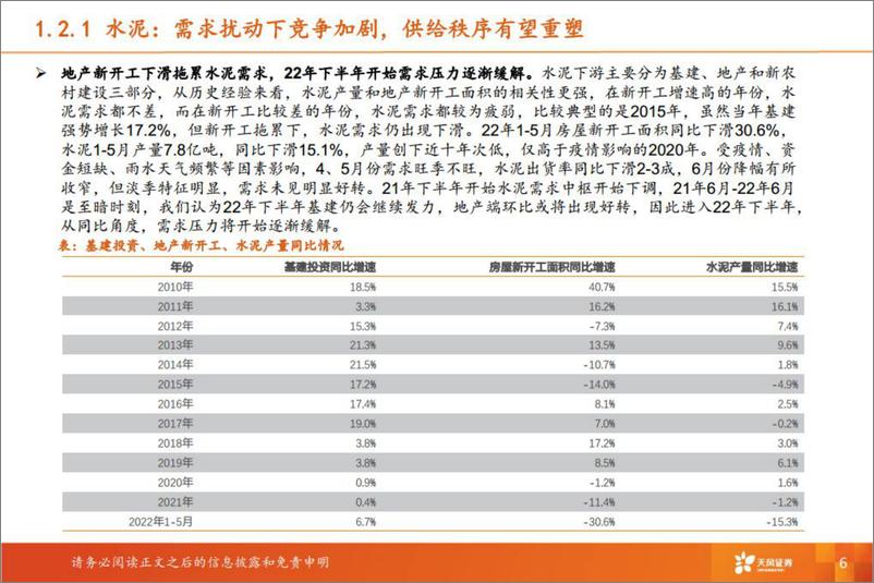 《建材行业2022中期策略-20220803-天风证券-38页》 - 第7页预览图