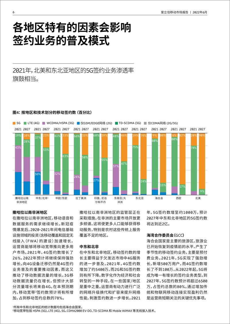 《爱立信移动市场报告+-+2022年6月（中文版）-40页》 - 第7页预览图