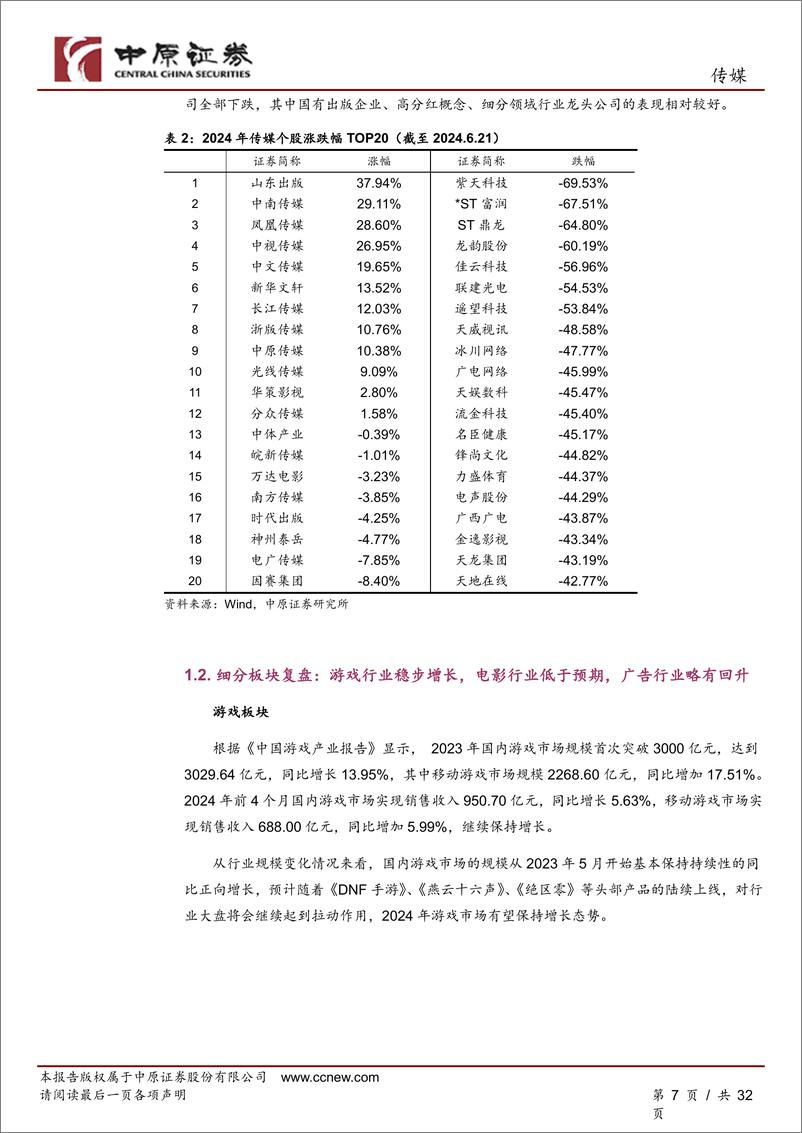 《中原证券-传媒行业半年度策略：举AI为利矛，以红利作坚盾》 - 第7页预览图