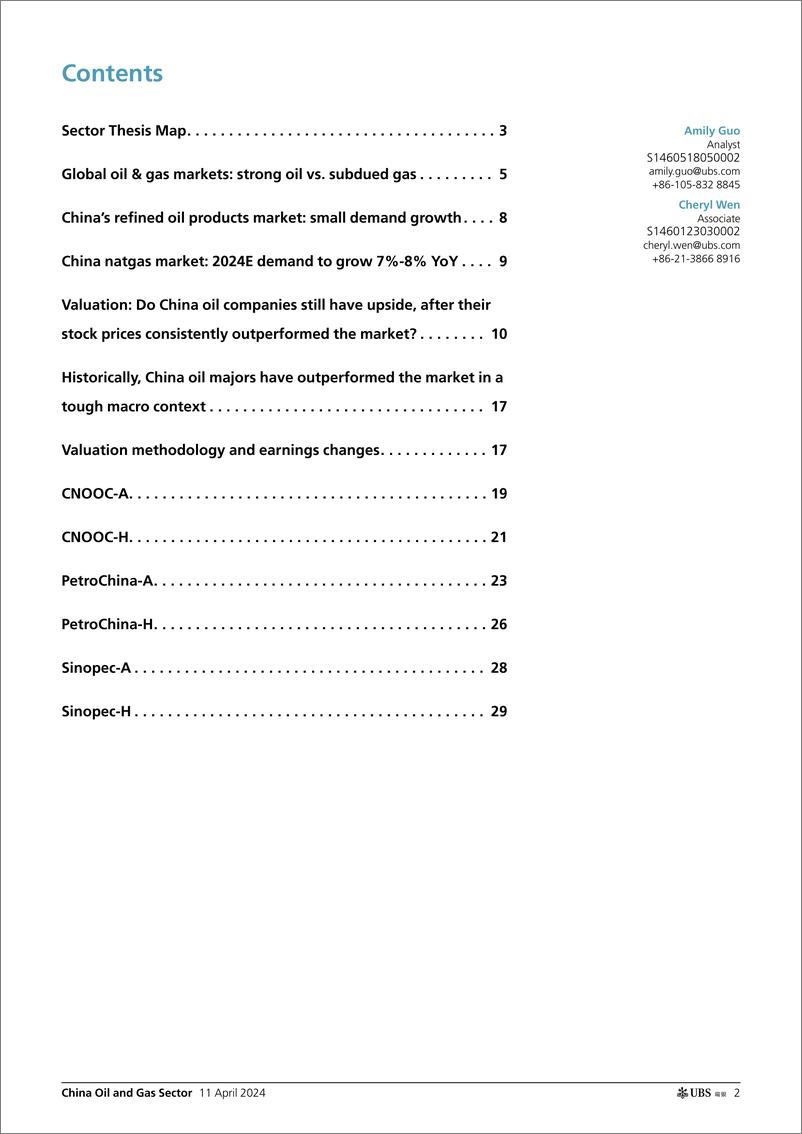《UBS Equities-China Oil and Gas Sector _Do China oil majors still offer va...-107517771》 - 第2页预览图