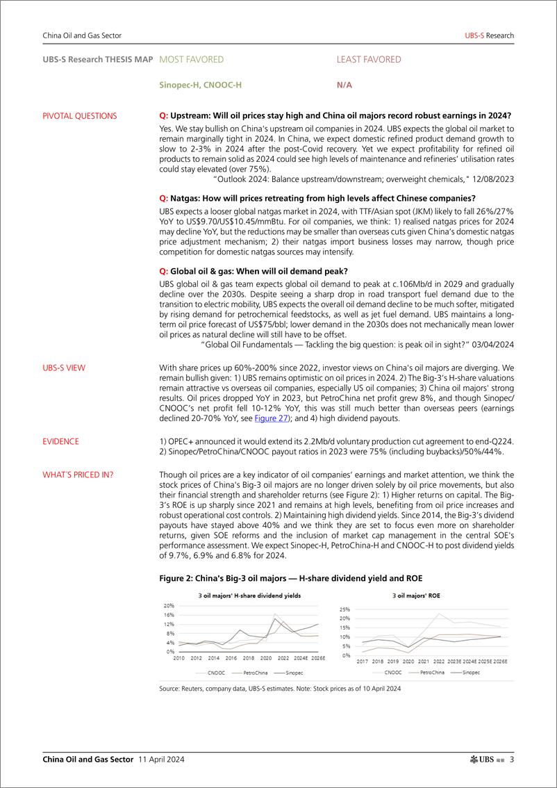 《UBS Equities-China Oil and Gas Sector _Do China oil majors still offer va...-107517771》 - 第3页预览图