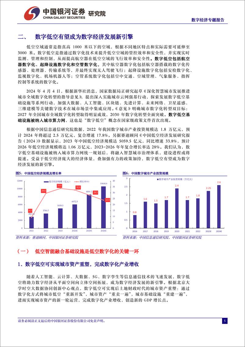 《中国银河-军工：数字经济：数字低空赋能 抢滩低空经济万亿市场》 - 第5页预览图