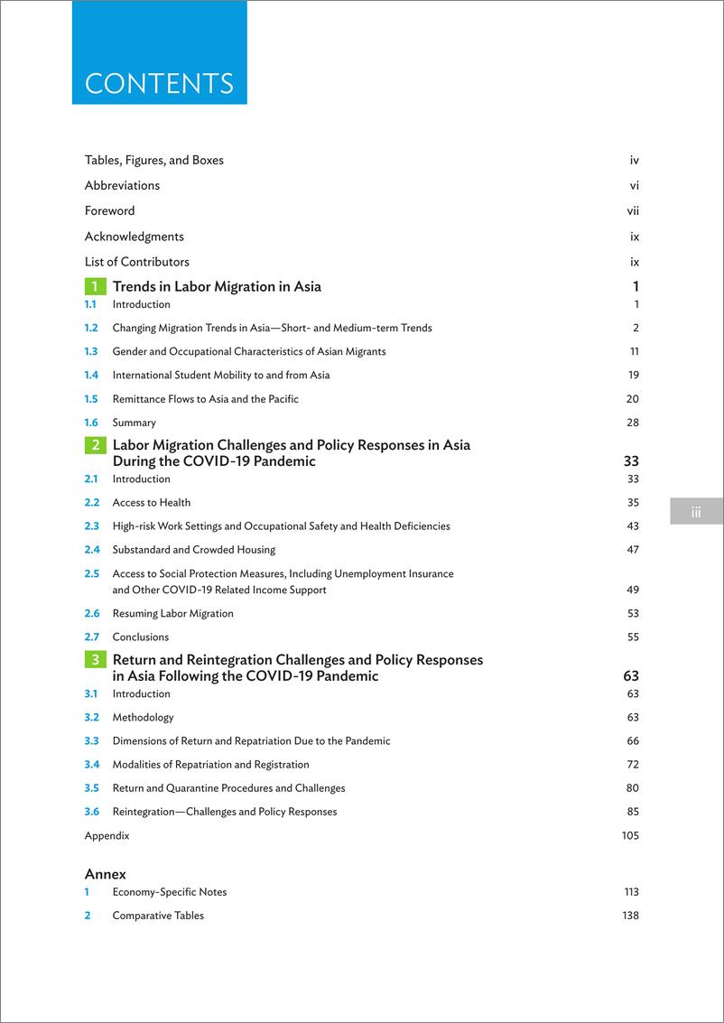《亚开行-亚洲劳动力迁移：冠状病毒疾病的影响、挑战和政策应对（英）-2022.5-165页》 - 第5页预览图