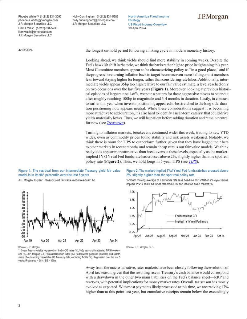 《JPMorgan Econ  FI-US Fixed Income Overview Policy – and fundamentals – in a go...-107709809》 - 第2页预览图