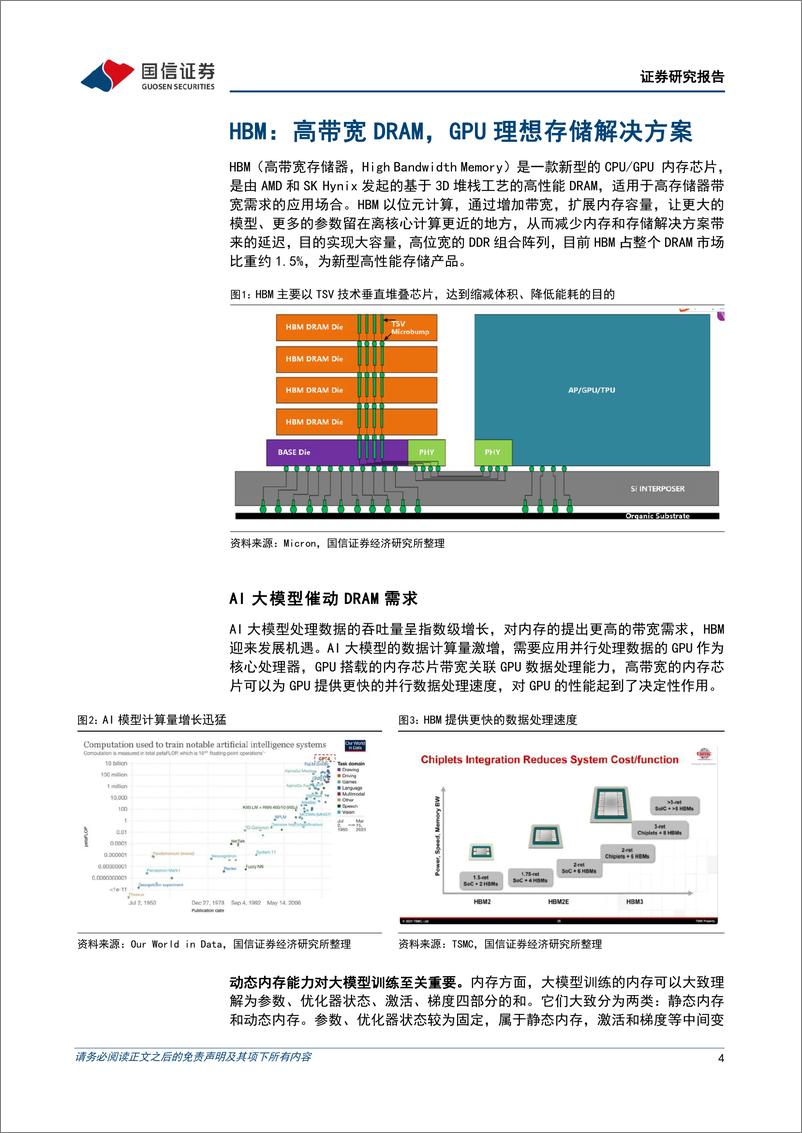 《电子行业存储专题：AI发展驱动HBM高带宽存储器放量-20230619-国信证券-19页》 - 第5页预览图