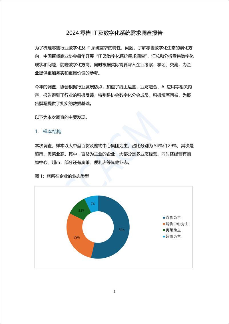 《中国百货商业协会_2024年零售IT及数字化系统需求调查报告》 - 第3页预览图