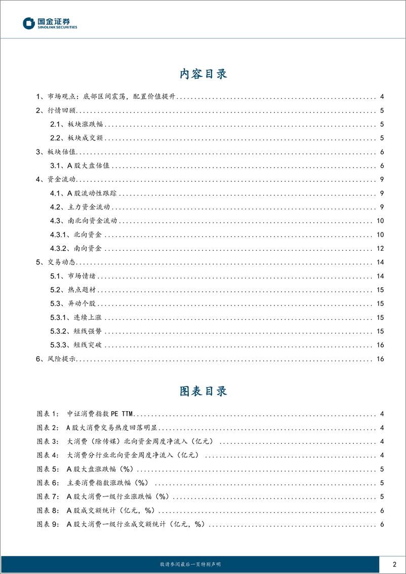 《主要消费产业行业研究：底部区间震荡，配置价值提升-20230827-国金证券-18页》 - 第3页预览图