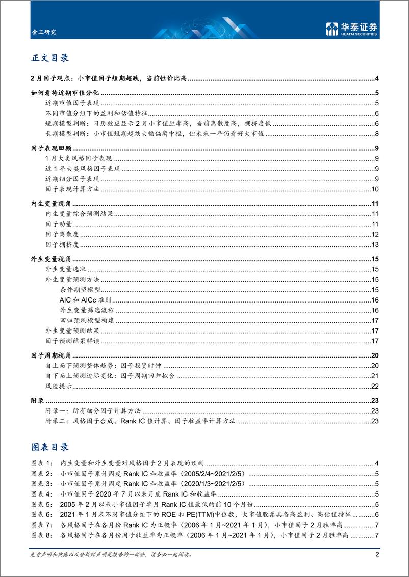 《2月因子观点：如何看近期市值分化-20210209-华泰证券-27页》 - 第2页预览图