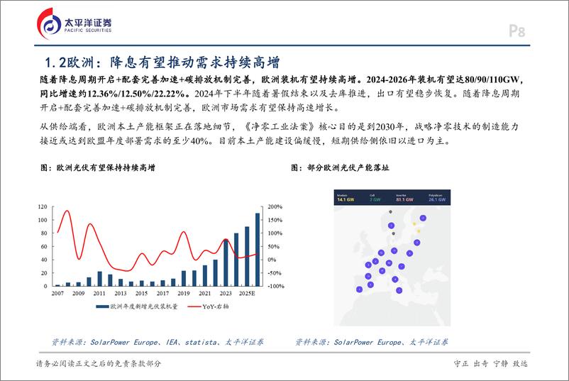 《光伏行业2025年行业策略：新市场、新技术开启新一轮向上周期-241124-太平洋证券-30页》 - 第8页预览图