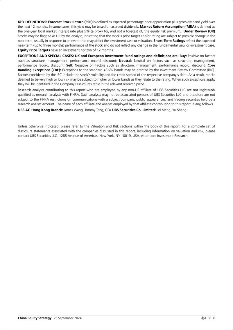 《UBS Equities-China Equity Strategy _Positive messages from joint press co...-110464209》 - 第6页预览图